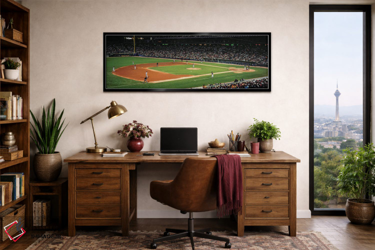 تابلو دکوراتیو Close Up, Night, White Sox Vs Indians, US Cellular Fiel… اثر پانورامیک ایمجز - D2B