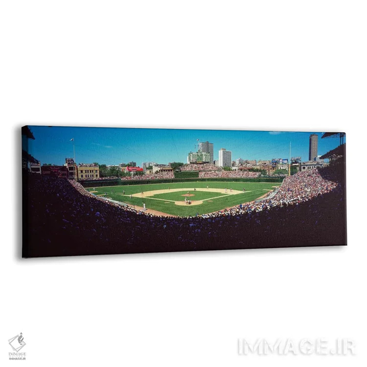 تابلو دکوراتیو Home Plate, Cubs Vs Phillies, Wrigley Field, Chicago, I… اثر پانورامیک ایمجز - نمای پرسپکتیو محصول