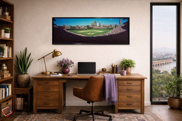 تابلو دکوراتیو Home Plate, Cubs Vs Phillies, Wrigley Field, Chicago, I… اثر پانورامیک ایمجز - D3B