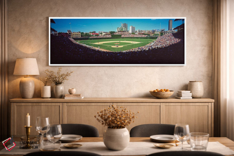 تابلو دکوراتیو Home Plate, Cubs Vs Phillies, Wrigley Field, Chicago, I… اثر پانورامیک ایمجز - D2W