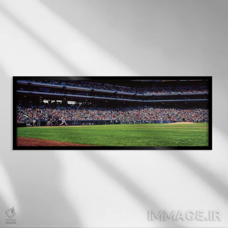 تابلو دکوراتیو آبشار ویکتوریا، زیمبابوه اثر پانورامیک ایمجز - نمای قابدار مشکی