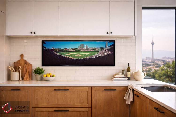 تابلو دکوراتیو Home Plate, Cubs Vs Phillies, Wrigley Field, Chicago, I… اثر پانورامیک ایمجز - D6B