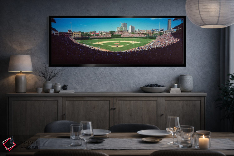 تابلو دکوراتیو Home Plate, Cubs Vs Phillies, Wrigley Field, Chicago, I… اثر پانورامیک ایمجز - D4B
