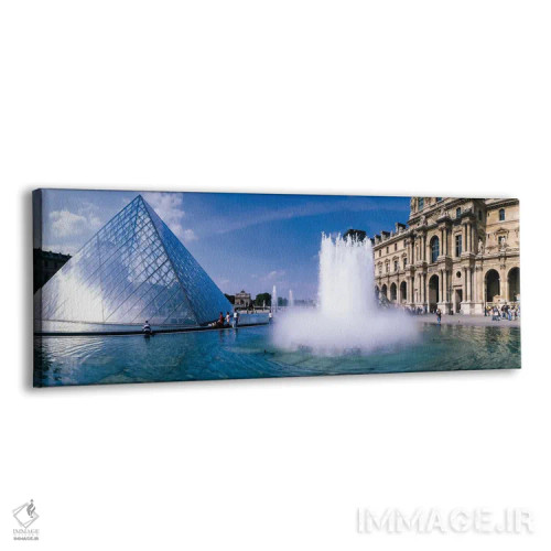 تابلو دکوراتیو Louvre Museum, Paris, France" - "بیرونی، موزه لوور، پار… اثر پانورامیک ایمجز - نمای پرسپکتیو محصول