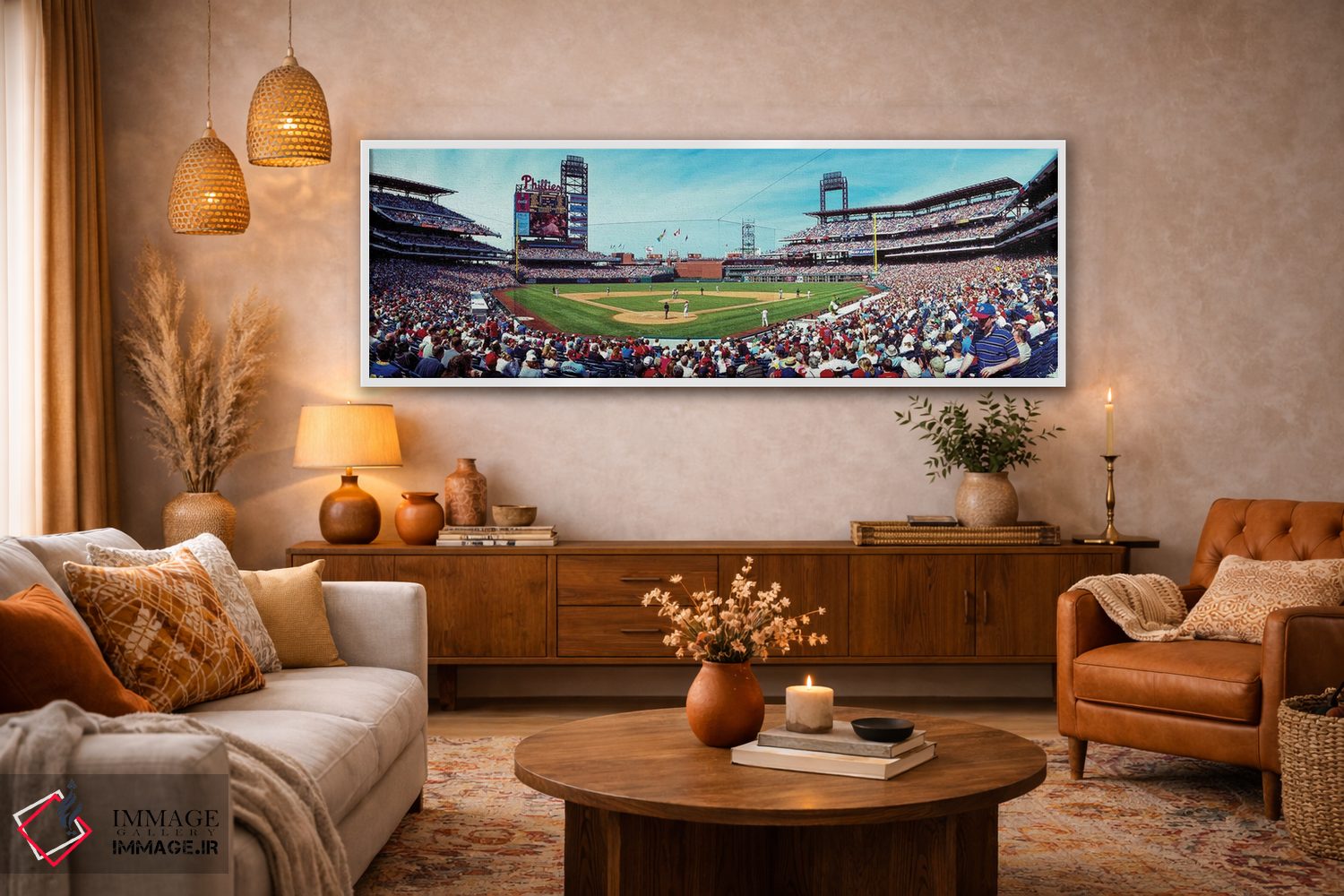 تابلو دکوراتیو Phils Vs Expos, Citizen's Bank Park 4-16-04" - "نمای از… اثر پانورامیک ایمجز - D4W