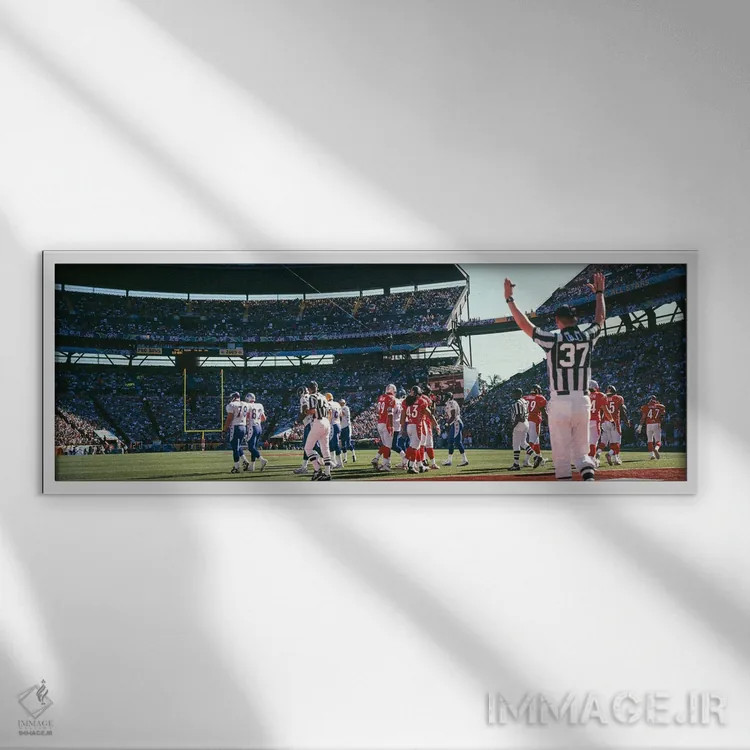 تابلو دکوراتیو Aloha Stadium, Pro Bowl 2005, Oahu, Hawaii, USA" - "نما… اثر پانورامیک ایمجز - نمای قابدار سفید