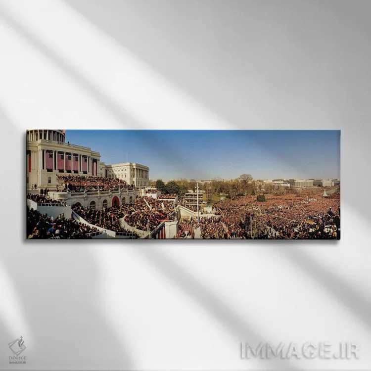 تابلو دکوراتیو Capitol Building, Washington Dc, USA" - "رئیس جمهور کلی… اثر پانورامیک ایمجز - نمای روبهرو روی دیوار