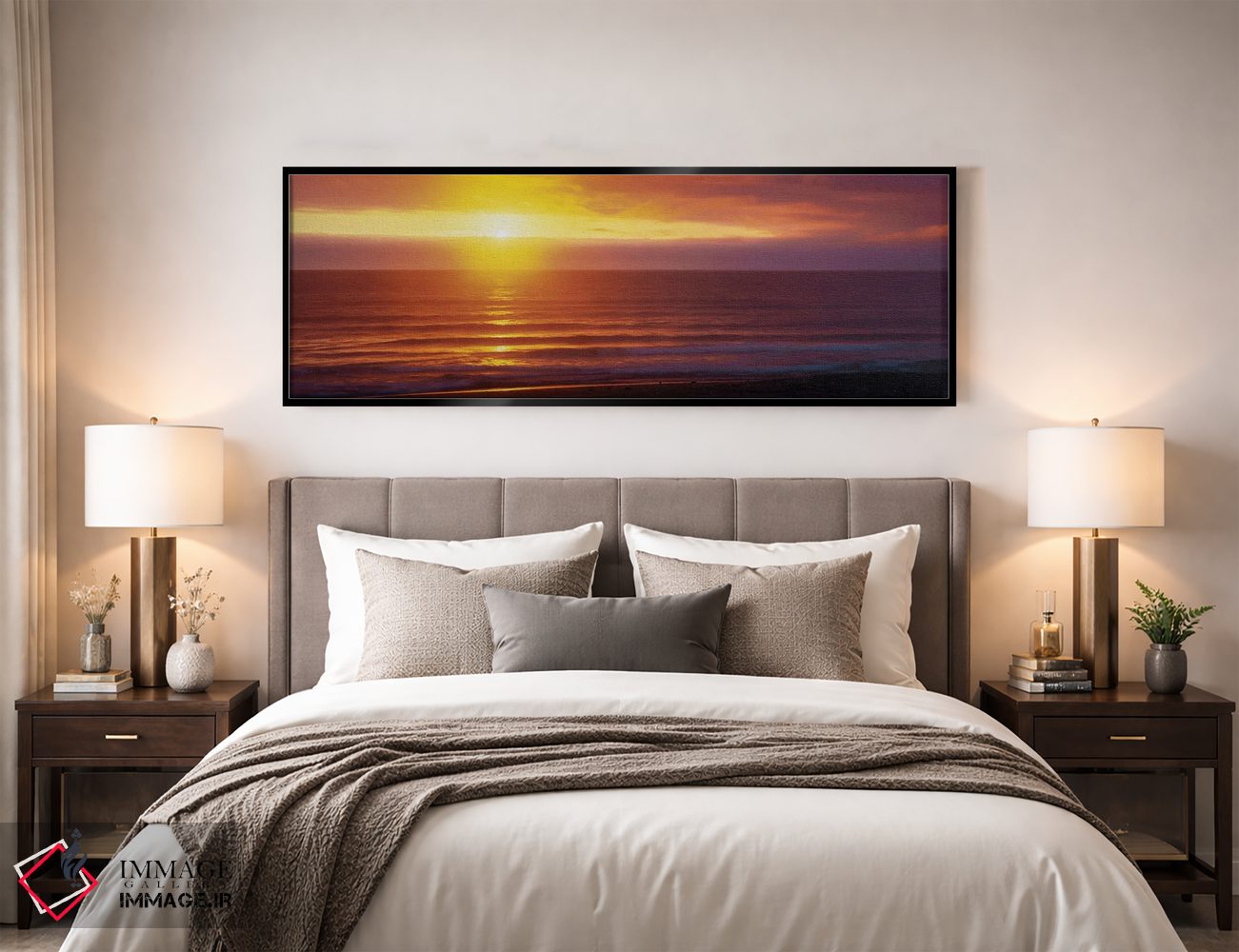 تابلو دکوراتیو Pacific Ocean, Kauki, Hawaii, USA" - "غروب، اقیانوس آرا… اثر پانورامیک ایمجز - D5B