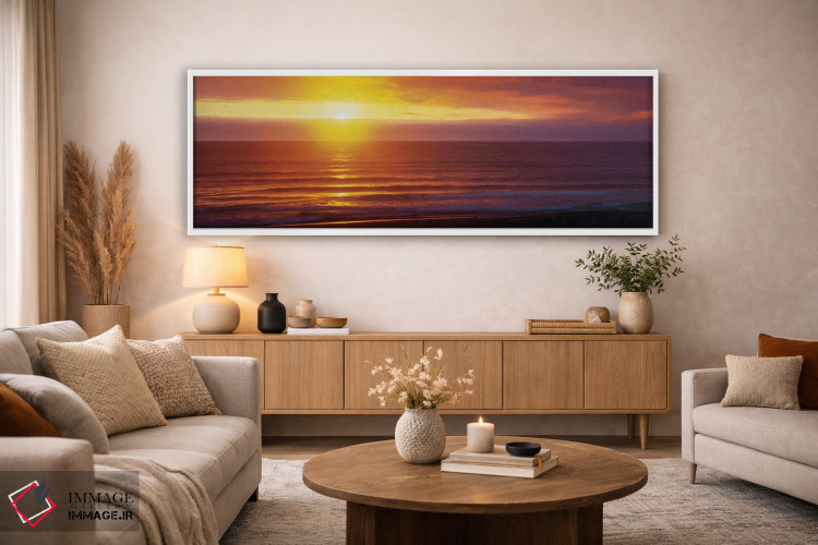تابلو دکوراتیو Pacific Ocean, Kauki, Hawaii, USA" - "غروب، اقیانوس آرا… اثر پانورامیک ایمجز - D4W