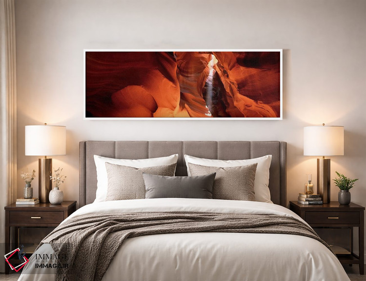 تابلو دکوراتیو Antelope Canyon, Arizona, USA,تابش پرتو نور خورشید، دره… اثر پانورامیک ایمجز - D3W