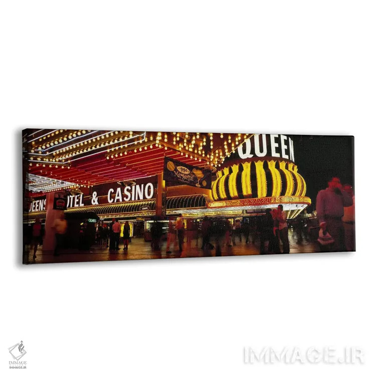 تابلو دکوراتیو Four Queens, Fremont Street, Las Vegas, Clark County, N… اثر پانورامیک ایمجز - نمای پرسپکتیو محصول