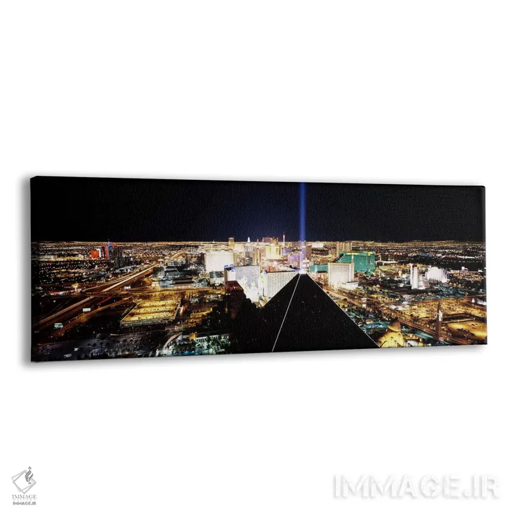تابلو دکوراتیو Las Vegas, Clark County, Nevada, USA,نمای بالا از شهر ا… اثر پانورامیک ایمجز - نمای پرسپکتیو محصول