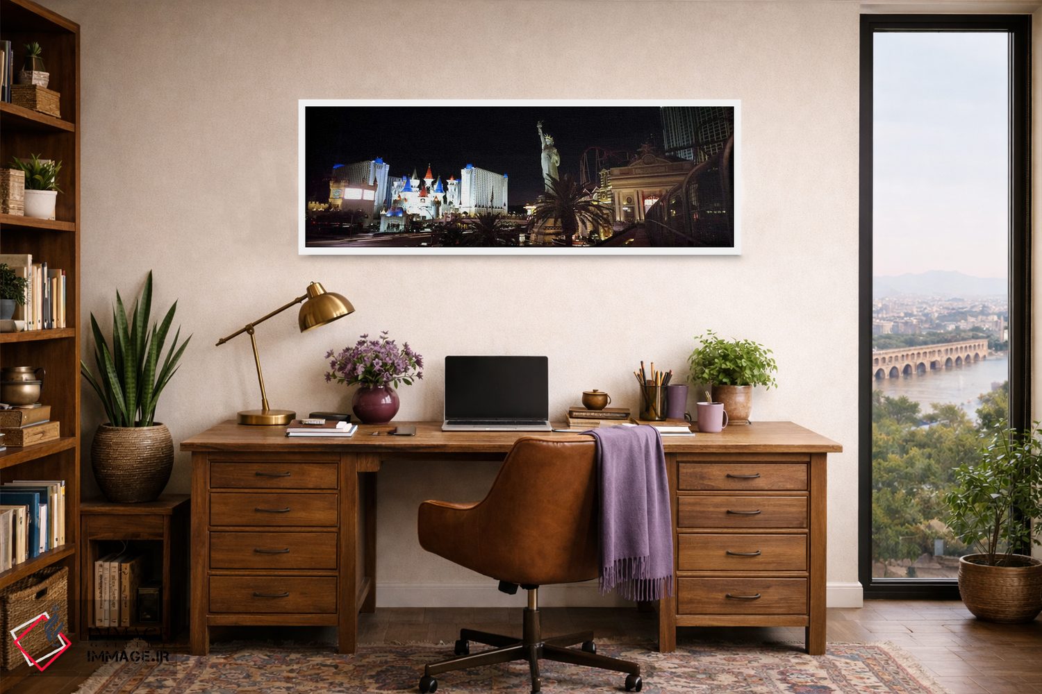 تابلو دکوراتیو Excalibur Hotel & Casino, The Las Vegas Strip, Las Vega… اثر پانورامیک ایمجز - D1W