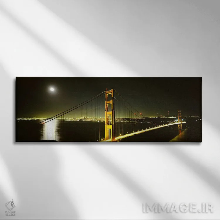 تابلو دکوراتیو Golden Gate Bridge, San Francisco, California, USA #4,پ… اثر پانورامیک ایمجز - نمای روبهرو روی دیوار