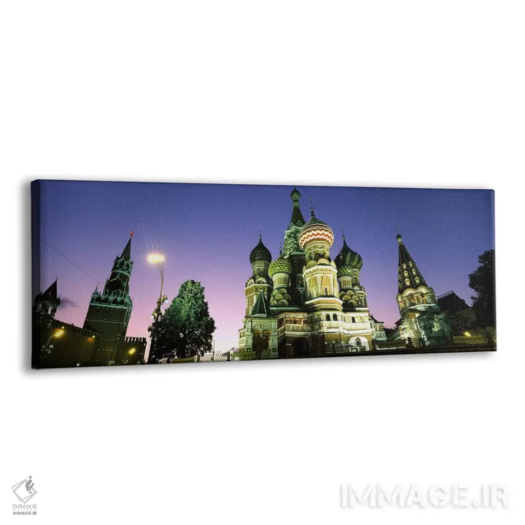 تابلو دکوراتیو St. Basil's Cathedral, Red Square, Moscow, Russia,نمای… اثر پانورامیک ایمجز - نمای پرسپکتیو محصول