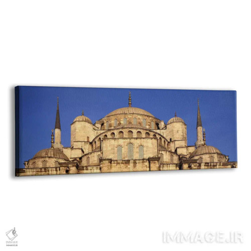 تابلو دکوراتیو Blue Mosque, Istanbul, Turkey,نمای زاویه پایین از مسجد… اثر پانورامیک ایمجز - نمای پرسپکتیو محصول