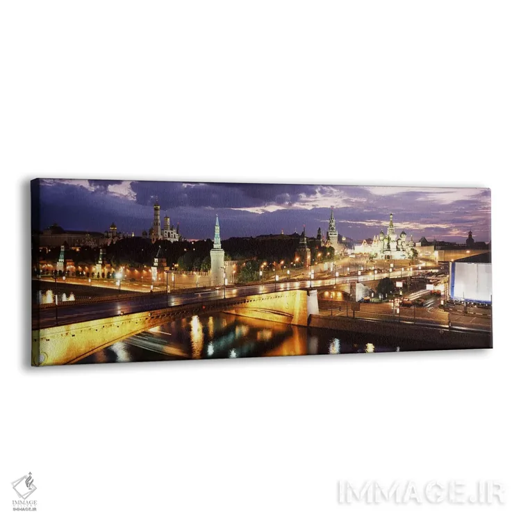 تابلو دکوراتیو Moscow, Russia,منظره شبانه از میدان سرخ و معماری اطراف… اثر پانورامیک ایمجز - نمای پرسپکتیو محصول