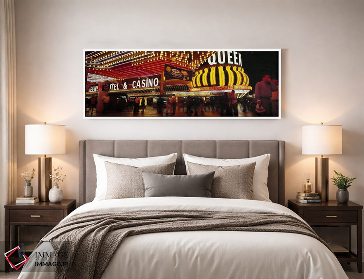 تابلو دکوراتیو Four Queens, Fremont Street, Las Vegas, Clark County, N… اثر پانورامیک ایمجز - D3W