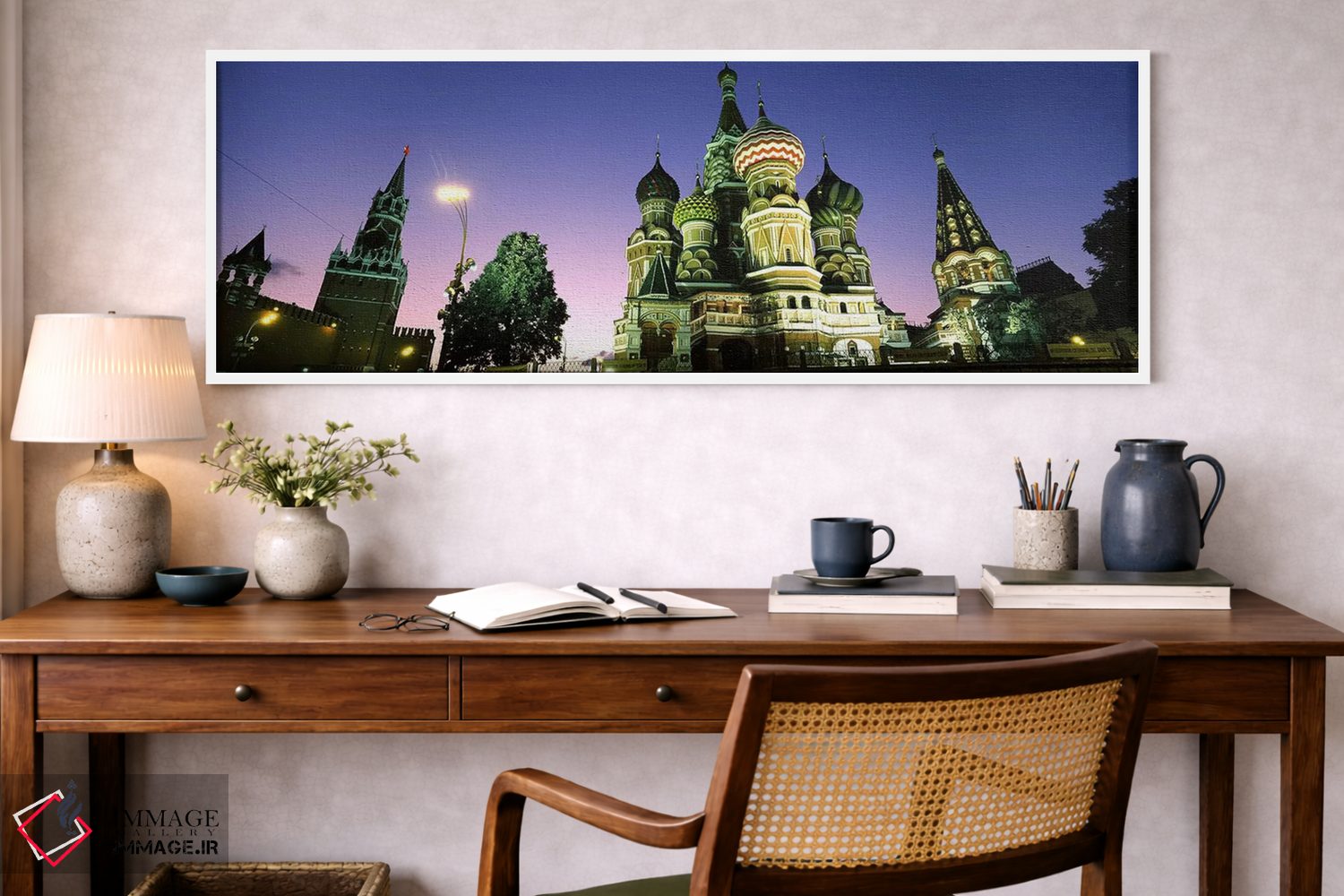 تابلو دکوراتیو St. Basil's Cathedral, Red Square, Moscow, Russia,نمای… اثر پانورامیک ایمجز - D1W