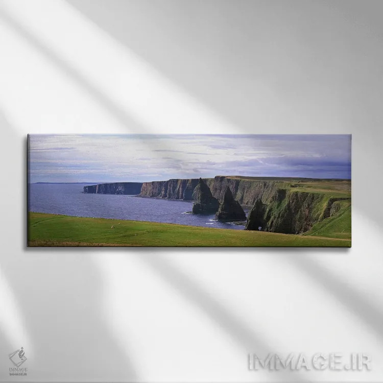 تابلو دکوراتیو Duncansby Head, County Wick, Republic, Ireland,صخره های… اثر پانورامیک ایمجز - نمای روبهرو روی دیوار