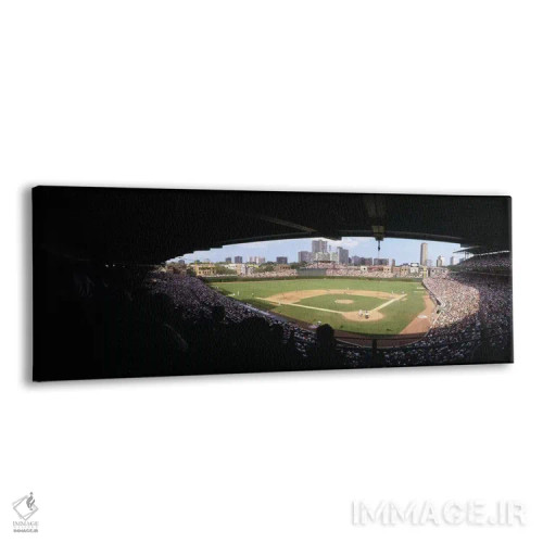 تابلو دکوراتیو Wrigley Field, Chicago, Illinois, USA,نمای بالا از استا… اثر پانورامیک ایمجز - نمای پرسپکتیو محصول