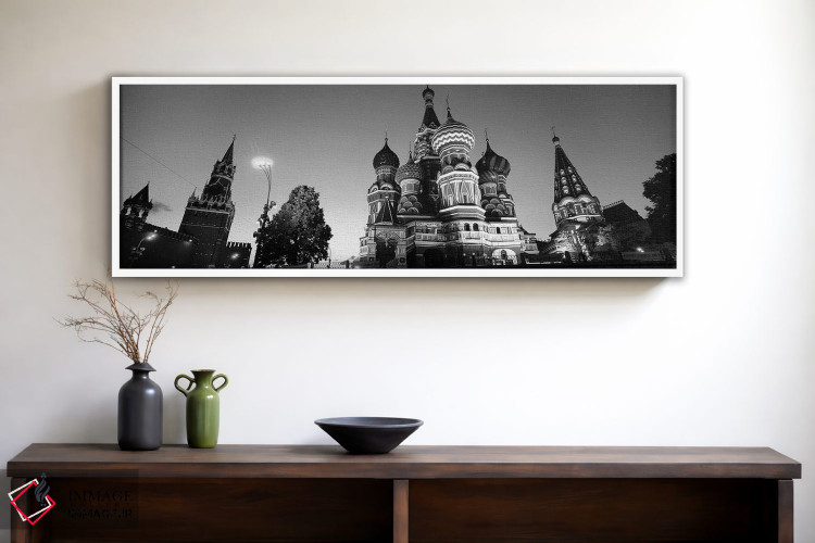 تابلو دکوراتیو St. Basil's Cathedral, Red Square, Moscow, Russia ,نمای… اثر پانورامیک ایمجز - D1W