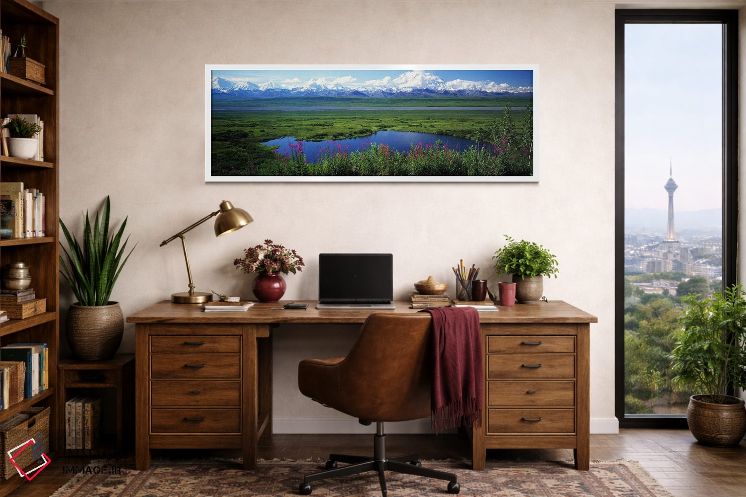 تابلو دکوراتیو Denali National Park, Alaska, USA,منظره بهاری، پارک ملی… اثر پانورامیک ایمجز - D1W