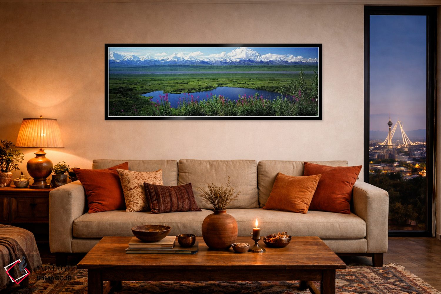 تابلو دکوراتیو Denali National Park, Alaska, USA,منظره بهاری، پارک ملی… اثر پانورامیک ایمجز - D5B