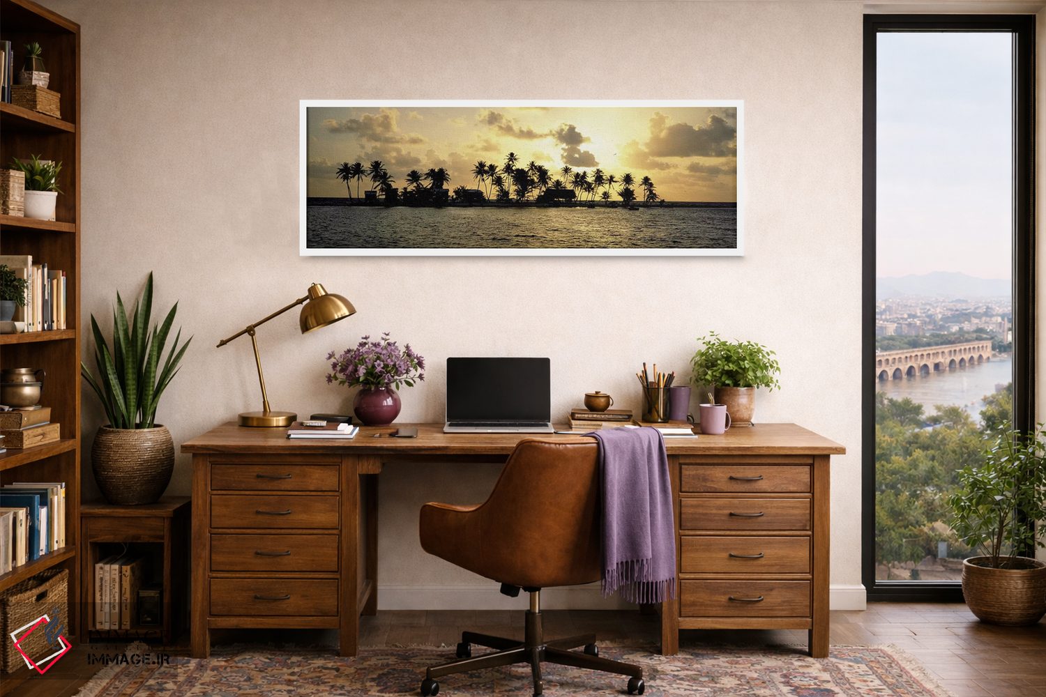 تابلو دکوراتیو Laughing Bird Caye, Stann Creek District, Belize,غروب گ… اثر پانورامیک ایمجز - D1W