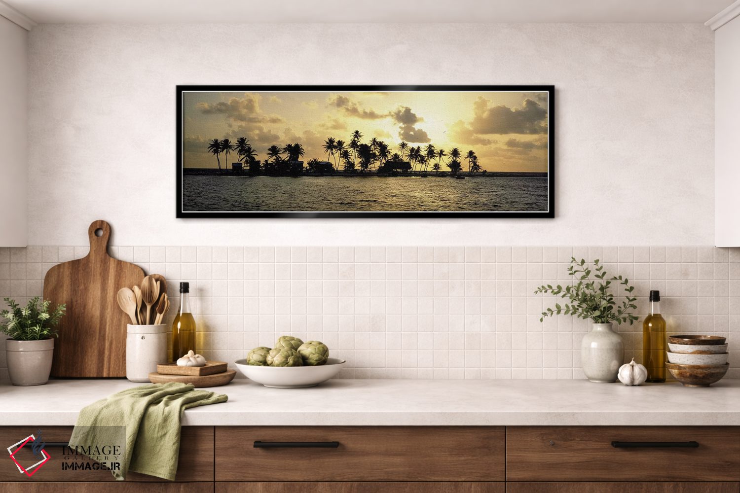 تابلو دکوراتیو Laughing Bird Caye, Stann Creek District, Belize,غروب گ… اثر پانورامیک ایمجز - D2B