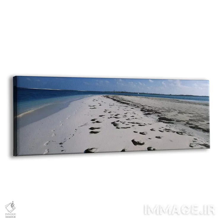 تابلو دکوراتیو Cienfuegos, Cienfuegos Province, Cuba,ردپاها روی ساحل… اثر پانورامیک ایمجز - نمای پرسپکتیو محصول
