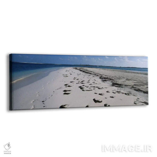 تابلو دکوراتیو Cienfuegos, Cienfuegos Province, Cuba,ردپاها روی ساحل… اثر پانورامیک ایمجز - نمای پرسپکتیو محصول