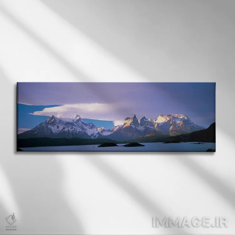 تابلو دکوراتیو Torres del Paine National Park, Patagonia, Chile,ابرها… اثر پانورامیک ایمجز - نمای روبهرو روی دیوار
