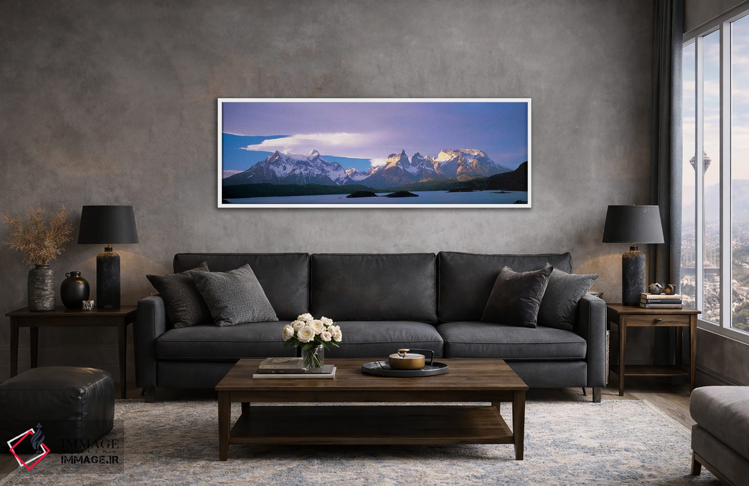 تابلو دکوراتیو Torres del Paine National Park, Patagonia, Chile,ابرها… اثر پانورامیک ایمجز - D3W