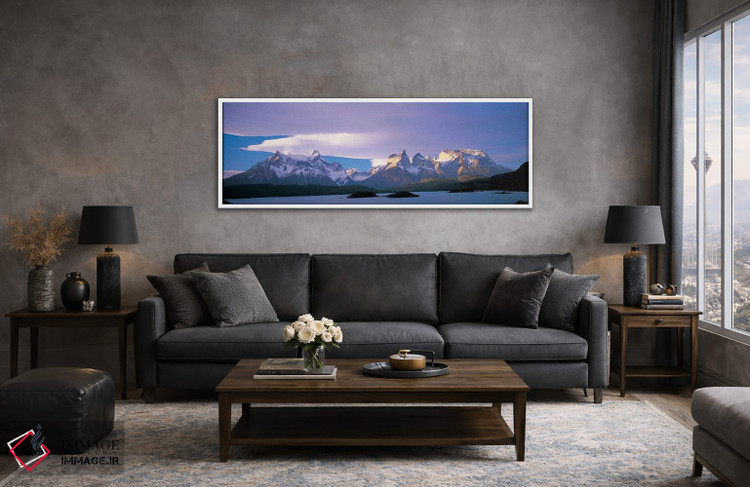 تابلو دکوراتیو Torres del Paine National Park, Patagonia, Chile,ابرها… اثر پانورامیک ایمجز - D3W