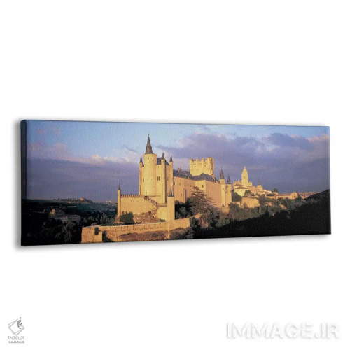 تابلو دکوراتیو Alcazar Castle, Old Castile, Segovia, Madrid Province… اثر پانورامیک ایمجز - نمای پرسپکتیو محصول