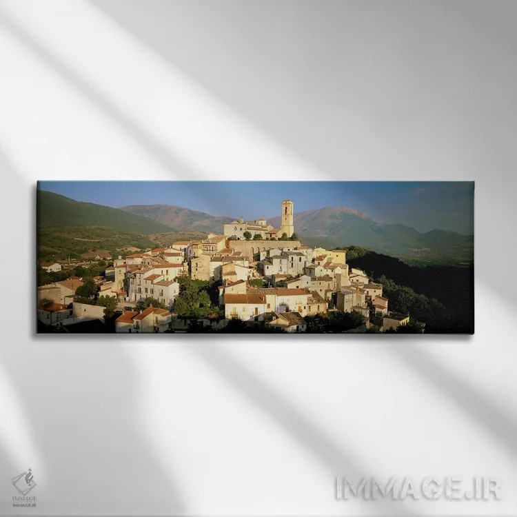 تابلو دکوراتیو L'Aquila Province, Abruzzo, Italy,گوریانو سیکولی، استان… اثر پانورامیک ایمجز - نمای روبهرو روی دیوار