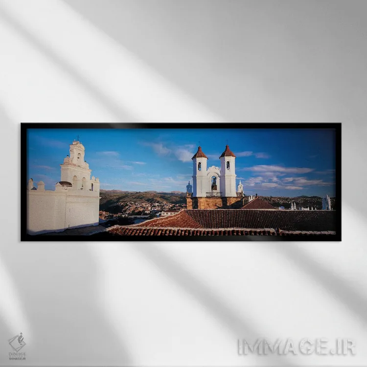 تابلو دکوراتیو San Felipe Neri convent, Church Of La Merced, Sucre, Bo… اثر پانورامیک ایمجز - نمای قابدار مشکی