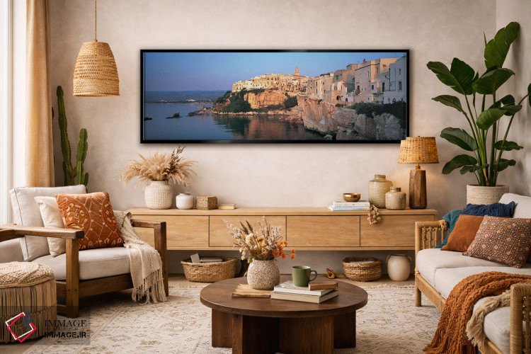تابلو دکوراتیو Vieste, Foggia Province, Gargano Sub-Region, Apulia, It… اثر پانورامیک ایمجز - D3B