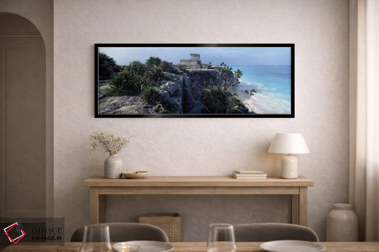تابلو دکوراتیو Tulum, Yucatan Peninsula, Quintana Roo, Mexico,قلعه ال… اثر پانورامیک ایمجز - D2B