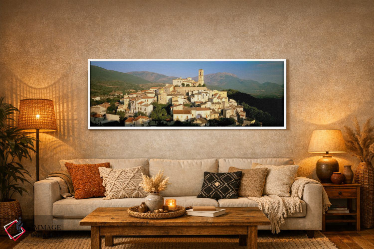 تابلو دکوراتیو L'Aquila Province, Abruzzo, Italy,گوریانو سیکولی، استان… اثر پانورامیک ایمجز - D5W