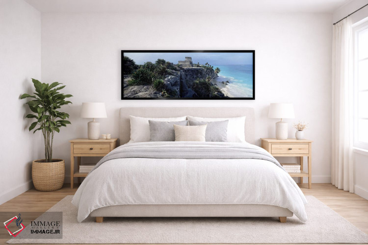 تابلو دکوراتیو Tulum, Yucatan Peninsula, Quintana Roo, Mexico,قلعه ال… اثر پانورامیک ایمجز - D6B