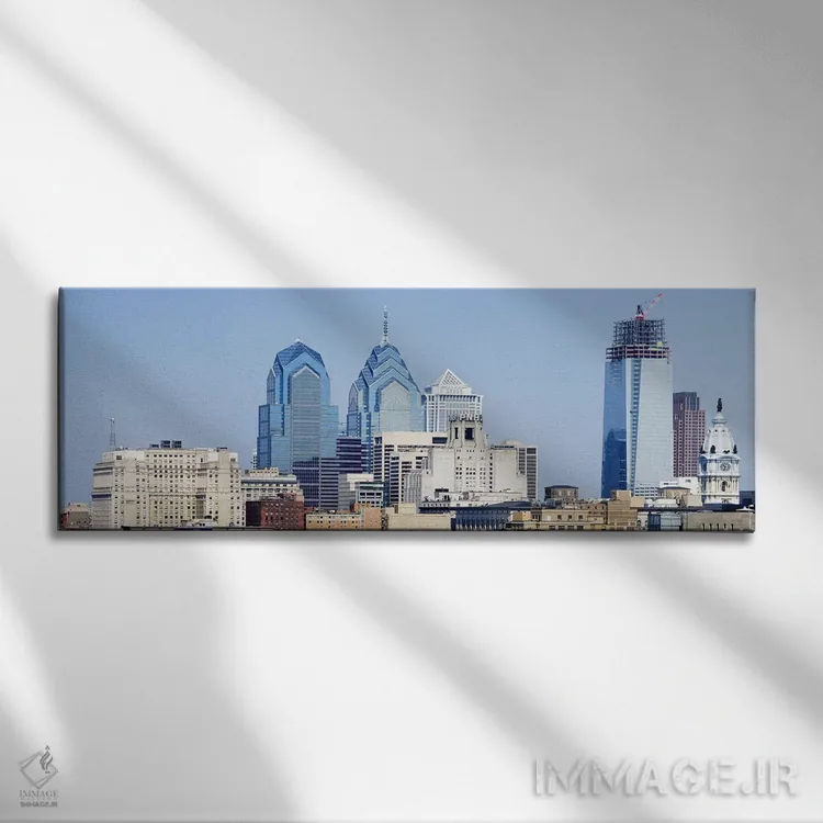تابلو دکوراتیو Philadelphia, Philadelphia County, Pennsylvania, USA,آس… اثر پانورامیک ایمجز - نمای روبهرو روی دیوار