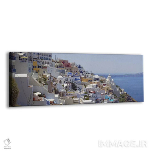 تابلو دکوراتیو Fira, Santorini, Cyclades, Greece,معماری سفید مدیترانه… اثر پانورامیک ایمجز - نمای پرسپکتیو محصول