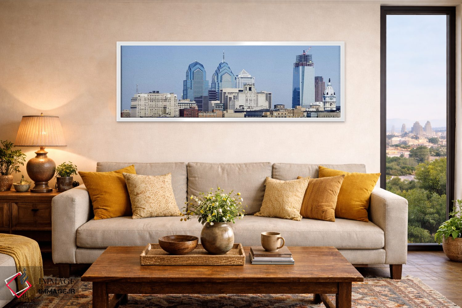 تابلو دکوراتیو Philadelphia, Philadelphia County, Pennsylvania, USA,آس… اثر پانورامیک ایمجز - D4W