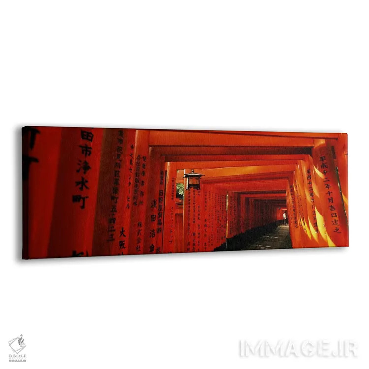 تابلو دکوراتیو Fushimi Inari Taisha, Fushimi-ku, Kyoto, Kinki Region… اثر پانورامیک ایمجز - نمای پرسپکتیو محصول