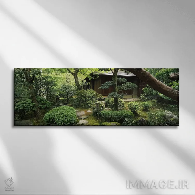 تابلو دکوراتیو Yuzen-En Garden, Chion-In, Higashiyama Ward, Kyoto, Kyo… اثر پانورامیک ایمجز - نمای روبهرو روی دیوار