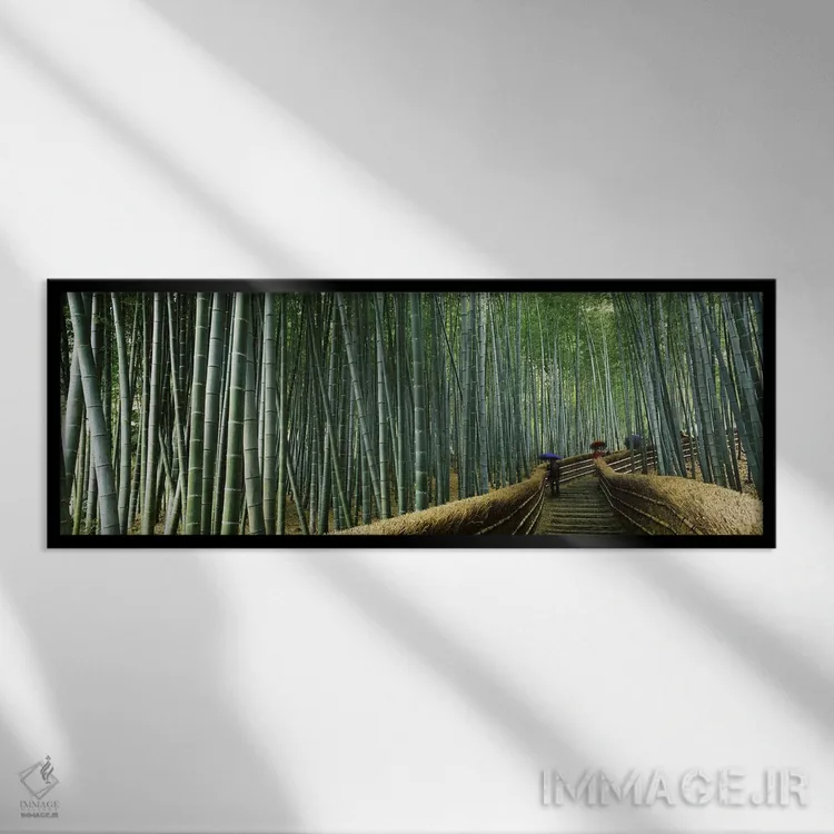 تابلو دکوراتیو Arashiyama, Kyoto Prefecture, Kinki Region, Honshu, Jap… اثر پانورامیک ایمجز - نمای قابدار مشکی