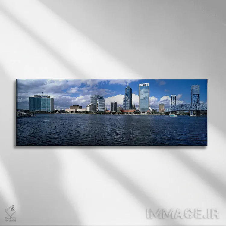 تابلو دکوراتیو St. John's River, Jacksonville, Duval County, Florida… اثر پانورامیک ایمجز - نمای روبهرو روی دیوار