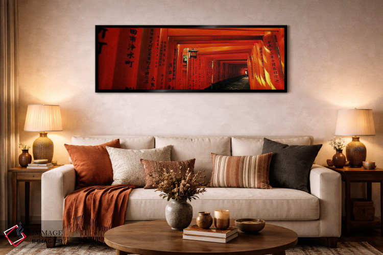 تابلو دکوراتیو Fushimi Inari Taisha, Fushimi-ku, Kyoto, Kinki Region… اثر پانورامیک ایمجز - D6B